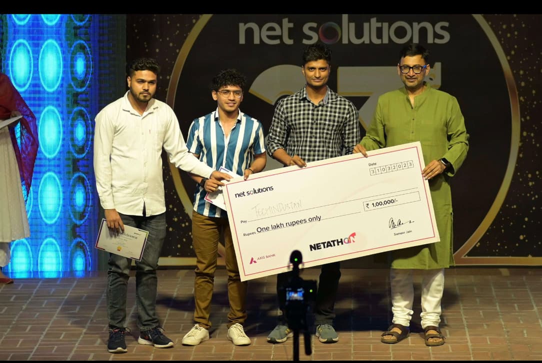 Netathon Hackathon Winner - Net Solutions